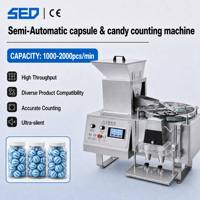 Machine de remplissage de bouteilles semi-automatique à grande vitesse en acier inoxydable 316 certifiée CE, machine de comptage de comprimés, fabricant direct d'usine