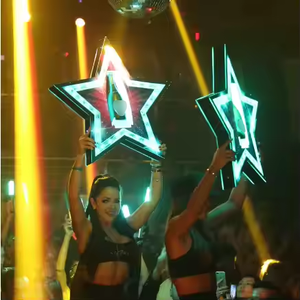 ป้ายไฟ LED ดีไซน์พิเศษรูปทรงเพช<span class=keywords><strong>ร</strong></span>สำหรับเสิร์ฟเค<span class=keywords><strong>ร</strong></span>ื่องดื่มในคลับกลางวัน - Product Image 6