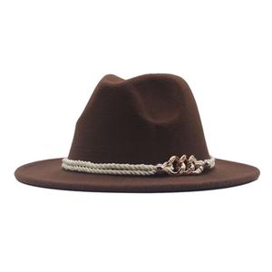 Nuevos Sombreros Fedora Unisex Estilo Europeo Americano, Estilo Retro Británico Jazz, Sombreros Panamá de Poliéster/Algodón para Protección Solar de Verano - Product Image 6