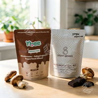 Sacs d'emballage alimentaire personnalisés à fermeture éclair, sacs refermables de qualité alimentaire, sacs Mylar à fermeture éclair, sachets en plastique anti-humidité à fond plat