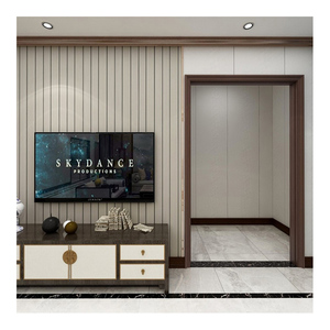 Panneau mural en pierre pvc bois alternatif revêtement mural panneau de fond TV panneau wpc - Product Image 3