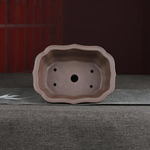 ZSS15 Zhang Zhicheng <span class=keywords><strong>Pot</strong></span> de fleur en céramique émaillée <span class=keywords><strong>Pot</strong></span> de bonsaï en argile violette vintage grand diamètre pour boutique de plantes vertes charnues - Product Image 3