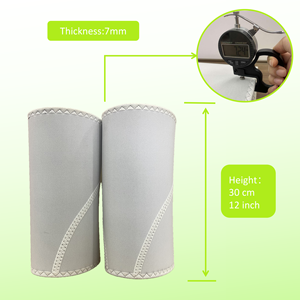 Đầy màu sắc cao cấp 7mm đầu gối tay áo PowerLifting & tạ phòng tập thể dục Ergo Pro nén đầu gối tay áo - Product Image 5
