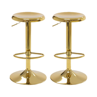 Tabouret de bar haut de gamme en velours avec dossier lumineux pour la salle à manger et l'usage commercial, chaise de bar en métal