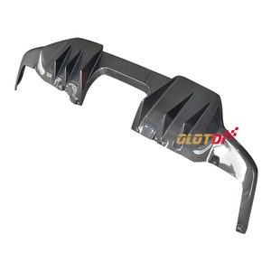 AG JDM Style Carbon Fiber Rear Diffuser Bumper Lip Fins Spoiler <b>Splitter</b> for Honda Civic 11th FL5 Type R 2022-2023 - Product Image 6