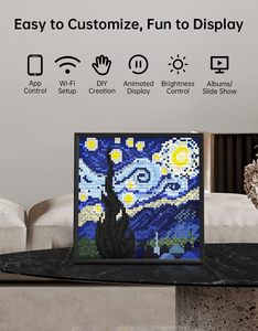 <span class=keywords><strong>Divoom</strong></span> Pixoo-64 WiFi <span class=keywords><strong>Pixel</strong></span> Cloud, Marco Digital con Control por Aplicación, Pantalla LED, Pantalla Profesional Alibaba - Product Image 4