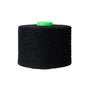 Origine du Vietnam GRS certifié 50/50 coton polyester teint fil mélangé motif blanchi recyclé pour tricoter des chaussettes de tissage - Product Image 3