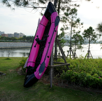 Bateau pneumatique de rafting en PVC de haute qualité, stable, avec logo personnalisé - Durable pour 1 à 3 personnes