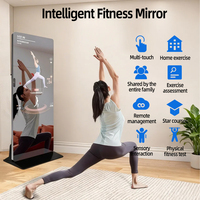 Máquina de Publicidad con Espejo, Pantalla Táctil LCD de 43 Pulgadas, WiFi, Venta Directa de Fábrica para Centros Comerciales y Hoteles