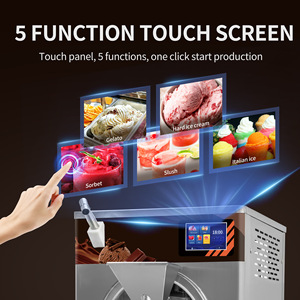 Conjunto Completo de Equipos Automáticos para Heladería, Incluye Máquina de Helado Duro, Licuadora, Congelador Exhibidor y Remolque para Uso Comercial - Product Image 4