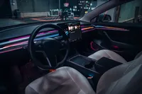 Lampe d'ambiance intérieure pour voiture Autowellus pour Tesla Model 3 2021-2023, kit d'éclairage LED RGB Streamer, couvercle de tweeter lumineux 12V