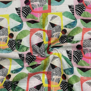 Vente chaude fabricant indien bloc de main imprimé Polyester robe écologique couture vêtements haute résistance sacs en gros - Product Image 1