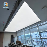 Film étirable en PVC pour plafond rectangulaire, magasin automobile 4S, membrane en tissu, boîte lumineuse LED en aluminium, publicité couleur intégrale, décoratif