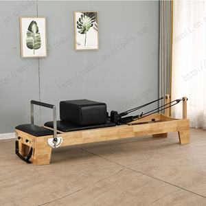 מיטת עץ גומי באיכות גבוהה או דאי עץ מיטת יוגה מכונת פילאטיס shaper-מתאים לתחזוקה קלה ושימוש ביתי - Product Image 3