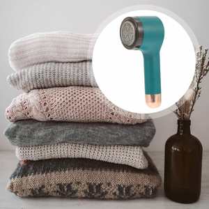 Removedor de Pelusas Eléctrico Recargable por USB, Ecológico, de Tela Blanca, con 6 Cuchillas, para Suéteres y Ropa - Product Image 6