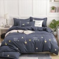 Kain Berkualitas Tinggi Super Hemat Biaya 4PCS Set Sprei Sarung Selimut Sprei Sarung Bantal Sangat Hemat Biaya