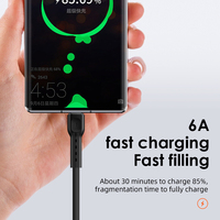 Kualitas Superlative 4.5 Silikon Cat Kuku Paduan Logam Antioksidan Tahan Karat Kabel Multifungsi USB Tipe-C Tipe-C 6A