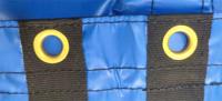 Tissu enduit de PVC de haute qualité résistant aux UV et ignifuge pour rideau latéral de camion, bâche en PVC