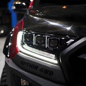 Para <span class=keywords><strong>Ford</strong></span> <span class=keywords><strong>Ranger</strong></span> 2016-2020 LED Auto faros montaje dinámico 3 proyector lente herramienta 100W coche luces delanteras actualización nuevo Coche - Product Image 3