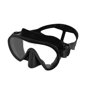 Freediving Mask <b>Large</b> <b>Frame</b> Tempered Glass 180 Wide View For Water Sports Adults - Product Image 1