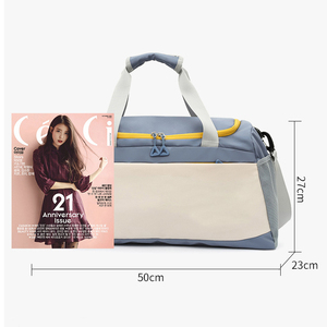 Fashion Gym Sports Duffel <strong>Bags</strong> Shoe <strong>Compartment</strong> Wet Pocket Water Resistant Polyester Lightweight Travel Weekender Overnight <strong>Bag</strong> - Product Image 4