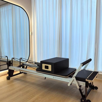 Reformer Pilates en alliage d'aluminium, portable, réglable, durable, pour studio commercial, machines de reformer en métal