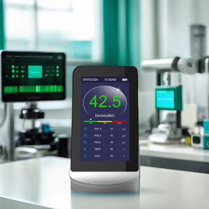 Измеритель уровня звука DM72N черного цвета, монитор PM2.5, PM1.0, пыли, температуры и влажности для тестирования качества воздуха в помещении - Product Image 6