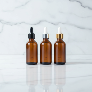 Botellas de Vidrio Ámbar Recargables de 20ml, 30ml y 50ml con Gotero y Pipetas para Dispensar Aceites Esenciales para Uso Doméstico - Product Image 1