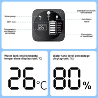 Monitor Level Cairan Tangki Air Tuya Smart WiFi RF433 dengan Alarm 5m, Kontrol Jarak Jauh via Aplikasi, Material PC untuk Penggunaan di Rumah, Luar Ruangan & Hotel