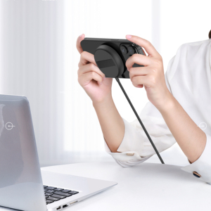 Support pour iPhone en alliage d'aluminium portable, chargeur sans fil magnétique Qi2 15W à charge rapide pour iPhone - Product Image 2