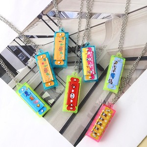 Mini collier en plastique, harmonica de dessin animé, jouet éducatif unisexe pour 14 ans et plus, cadeau - Product Image 3