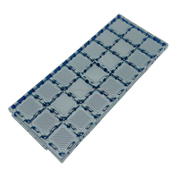 Empaque de Bandeja de Plástico PET Desechable al por Mayor para 21 Piezas de CPU Intel con Socket LGA 775 1150 1151 1155 1200