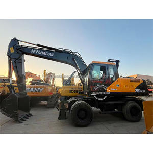 L'original 210w-7 210w-9s a utilisé la pelle sur pneus lourde Hyundai 210 210W-9T pelle sur pneus d'occasion d'équipement hyundai - Product Image 1
