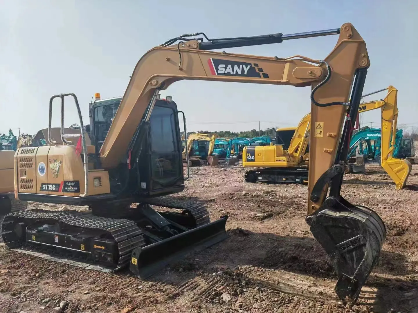 Factory for sale at a low price used SANY professional excavator SANY SY75C used construction machinery quality is better