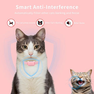 <span class=keywords><strong>Collar</strong></span> de entrenamiento antiladridos para mascotas personalizado, Mini lindo <span class=keywords><strong>collar</strong></span> de gato antidisturbios con vibración recargable rápida - Product Image 3