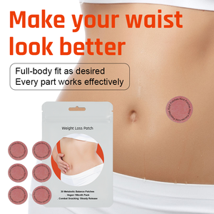 Bán buôn tùy chỉnh thiết kế dính Sticker rốn bụng giảm béo Vitamin vá cho cơ thể định hình giảm cân hỗ trợ - Product Image 3