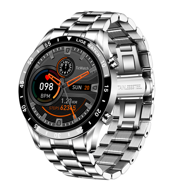 OEM Accept LIGE 0189 New Multifunctional Digital Watch Blood Pressure Monitoring Heart Rate Watch Waterproof