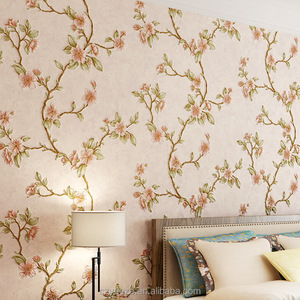 Alta calidad 3D jardín luz Rosa flor sala <span class=keywords><strong>de</strong></span> estar Fondo decoración hogar en relieve papel tapiz para habitación <span class=keywords><strong>de</strong></span> <span class=keywords><strong>niñas</strong></span> - Product Image 2