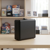Boîte de rangement pour cartes en aluminium - Écologique, isolée, durable, portable, design simple et décontracté