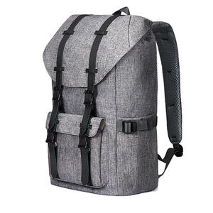 Sac à dos unisexe en cuir PU à rabat, sac de randonnée, sac à dos de trekking, sac à dos pour l'école, le bureau, le collège - Product Image 3