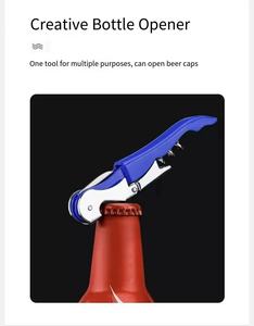 Tùy Chỉnh Thép Không Gỉ Mở Chai Biểu Tượng Tùy Chỉnh Chèn Neo Rượu Vang Đa Chức Năng Bia Mở - Product Image 2