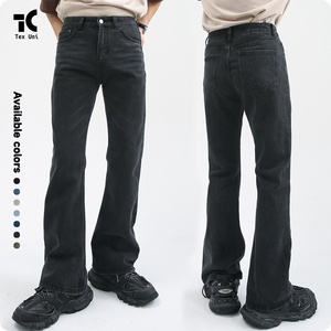 Wholesale Non-Stretch <strong>Bootcut</strong> Jeans in Six Colors Designer Style <strong>Men</strong> Flare Homme Jeans <strong>Men's</strong> Elegant Denim <strong>Trousers</strong> - Product Image 3