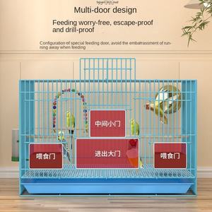 Jaula Plegable Cuadrada Extra Grande de Metal Sólido Ecológico con Cierre de Botón para la Cría de Loros - Product Image 3