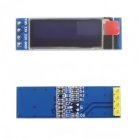 Módulo de Pantalla OLED de 0.91 Pulgadas con Resolución de 128x32 para Arduino y Raspberry Pi