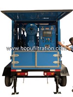 Purificateur d'huile de transformateur mobile HOPU résistant aux intempéries pour travaux extérieurs sur chantier