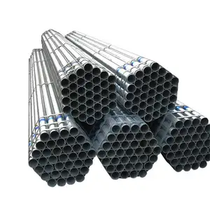 High Quality galvanized steel pipe price list galvanized seamless steel pipe tube round pre-galvanized pipe