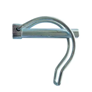 Zinc Plated Shaft Lock Pipe Linch Pins Trailer Galvanized Lynch Pin Spring Wire For Tubes