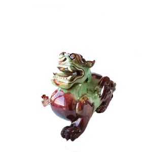 Estatua de Pixiu de Jade Natural, Adorno de Feng Shui para la Riqueza y la Suerte, Decoración para el Hogar y la Oficina, Regalo - Product Image 2
