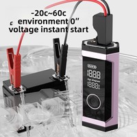 [Customized] ABS Material Car Emergency Jump Starter Air Pump and Battery Booster All-in-One Onboard Electric Tire Inflator