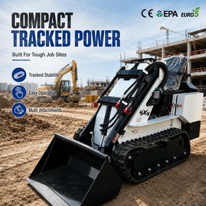 Envío Gratis, CE EPA EURO5, Motor Kubota, Minicargadora Compacta con Orugas, Suministro de Fábrica para Venta de Equipos Agrícolas, OEM ODM - Product Image 1